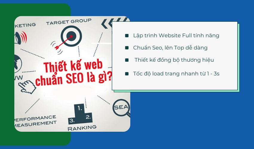 Nội dung khóa học thiết kế web chuẩn SEO